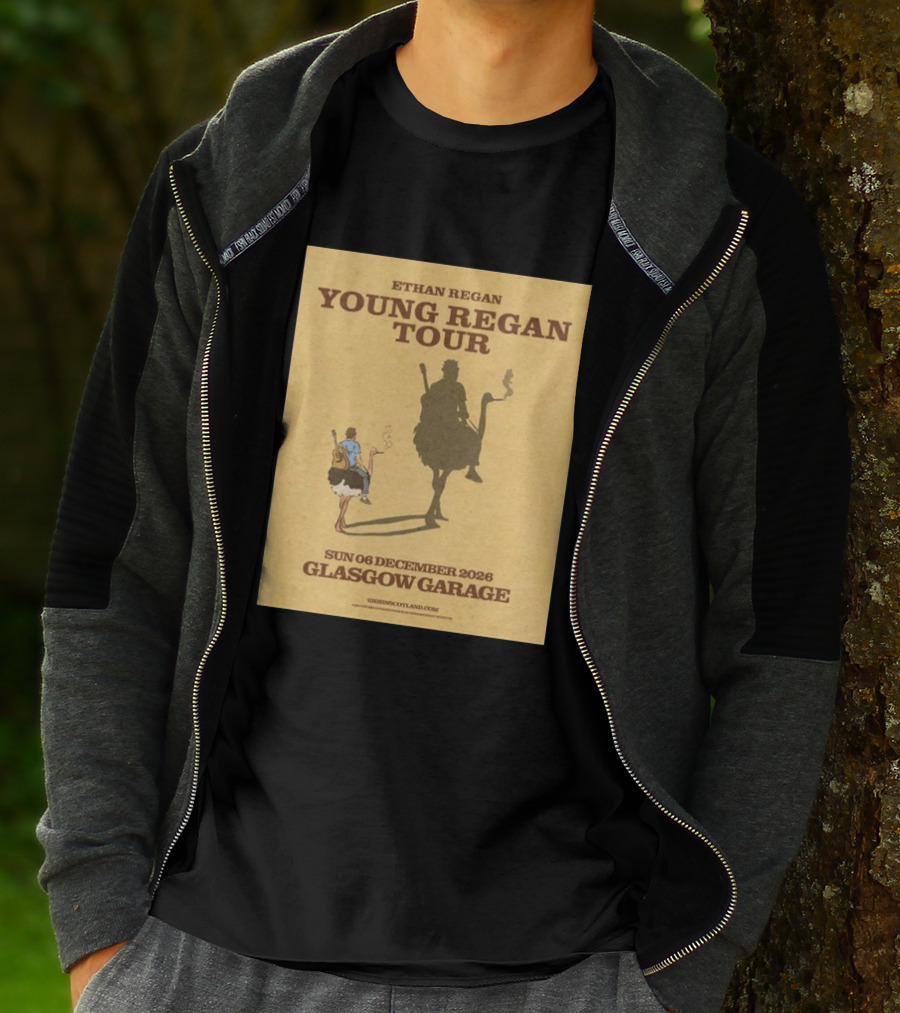 Ethan Regan Young Regan Tour December 2026 Glasgow Garage T-Shirt