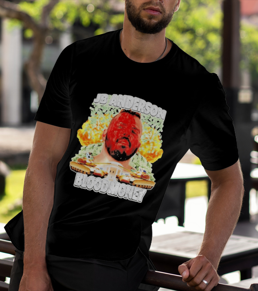 JB Anderson Bloodmoney 90s Bootleg Explosion Cash Tanks T-Shirt