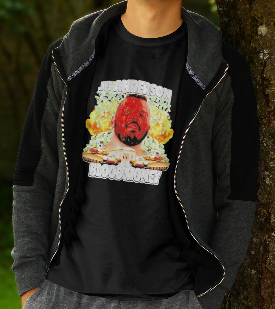 JB Anderson Bloodmoney 90s Bootleg Explosion Cash Tanks T-Shirt
