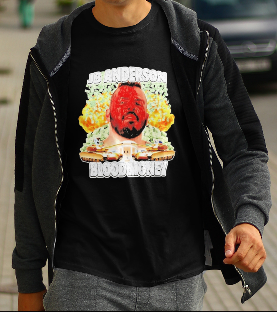 JB Anderson Bloodmoney 90s Bootleg Explosion Cash Tanks T-Shirt