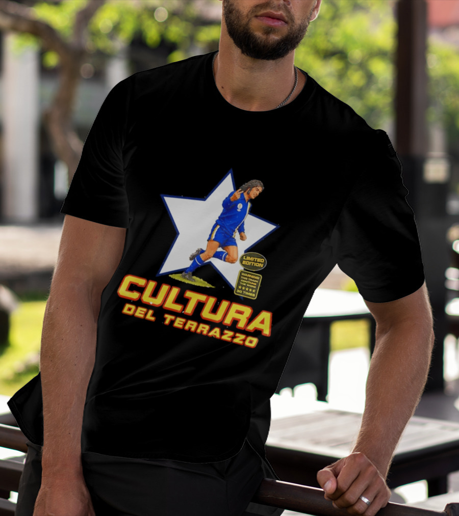 George Best Cultura Del Terrazzo Real Oviedo Iconic Football Star T-Shirt