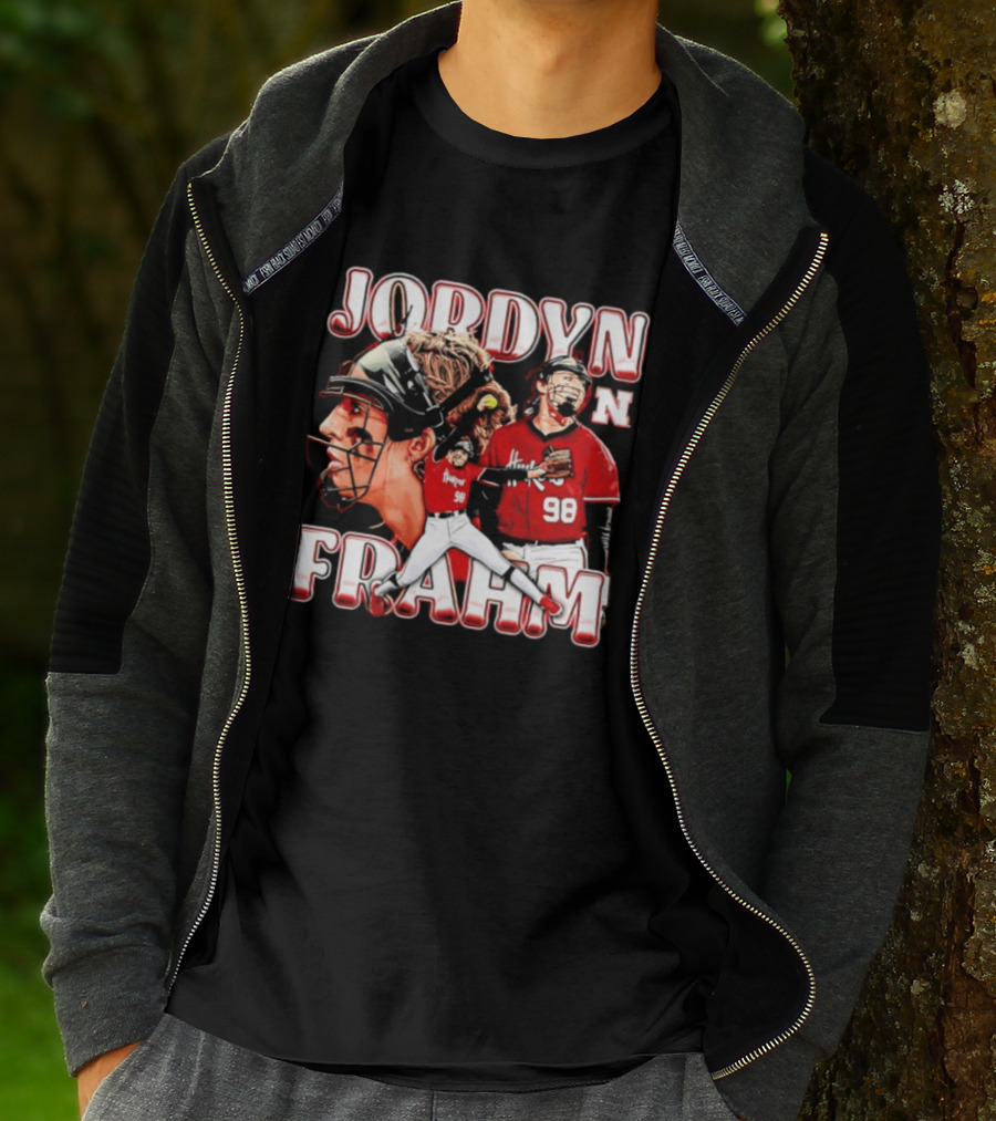 Jordyn Frahm Nebraska Softball NCAA Collage 98 T-Shirt