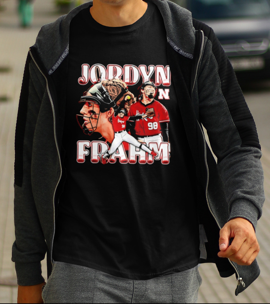 Jordyn Frahm Nebraska Softball NCAA Collage 98 T-Shirt