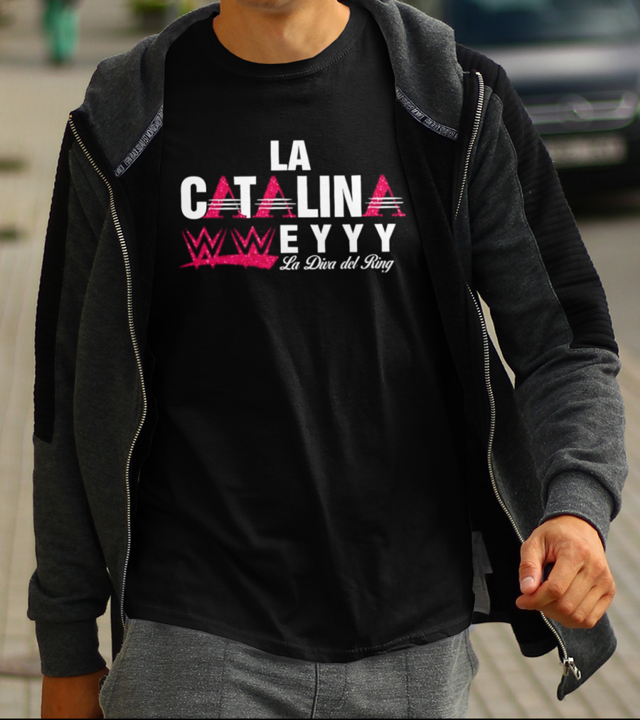 La Catalina WWE EYYY La Diva Del Ring T-Shirt