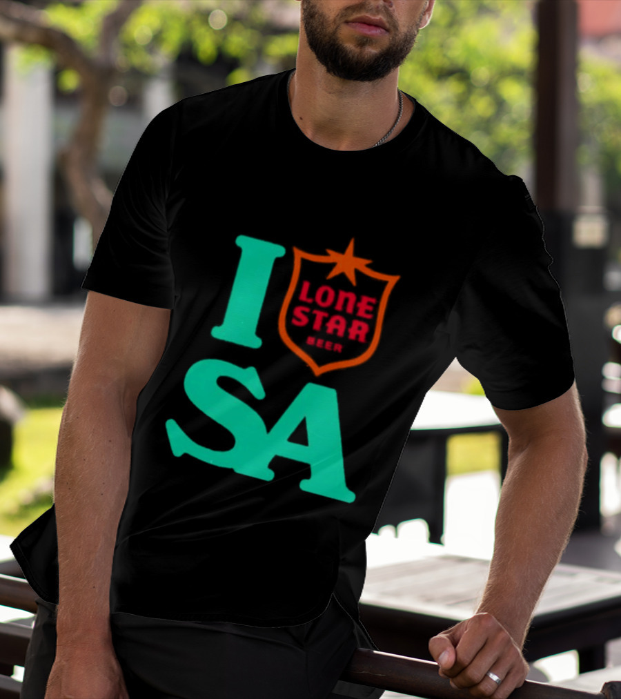 Lone Star Beer I Love San Antonio USA Texas T-Shirt