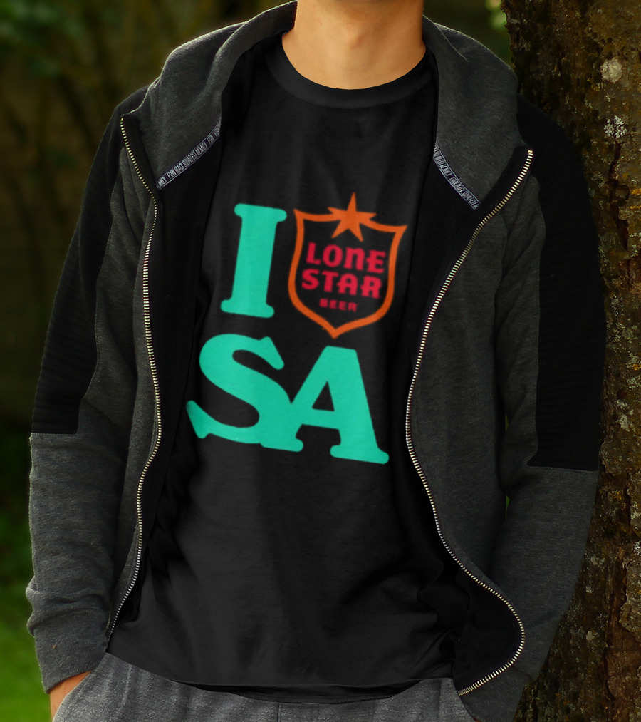 Lone Star Beer I Love San Antonio USA Texas T-Shirt