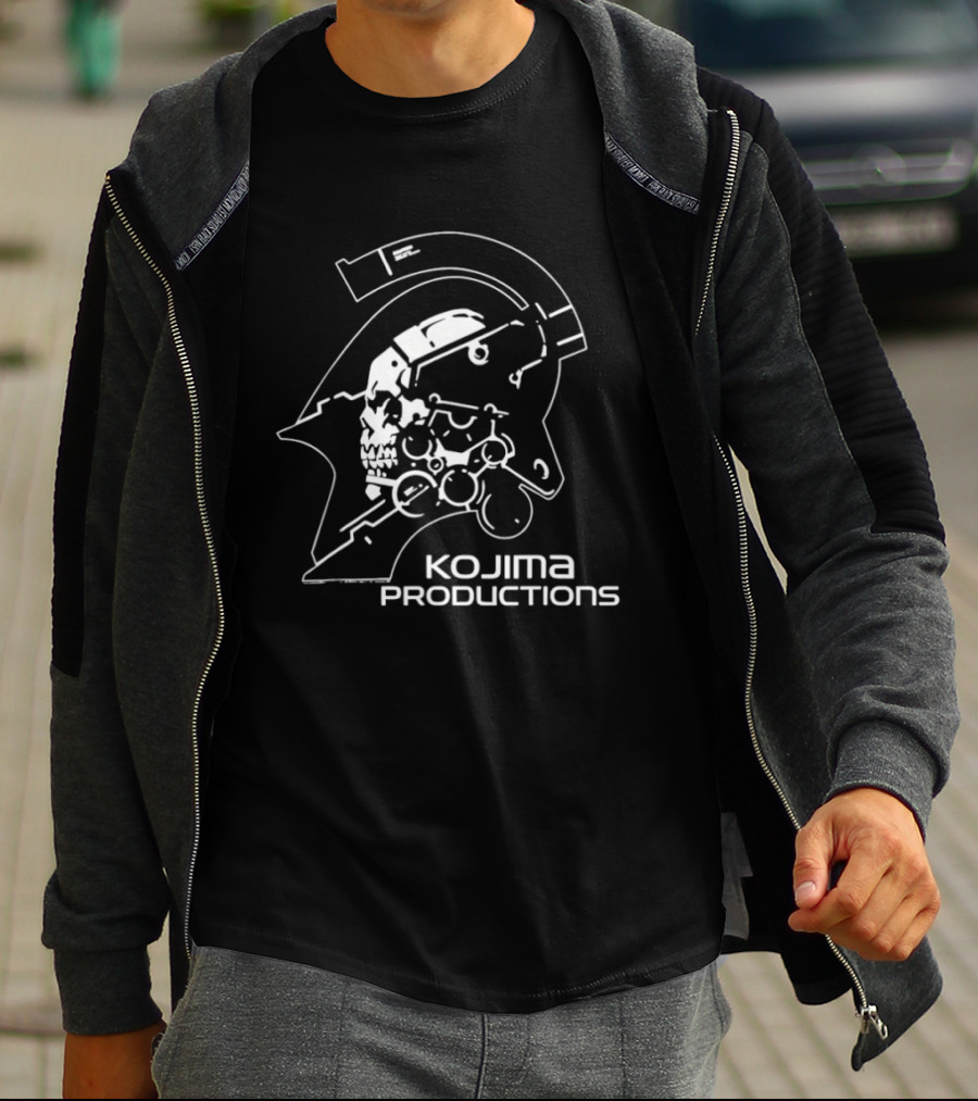 Kojima Productions Ludens Skull Helmet Mecha Cyborg Death Stranding Hideo Kojima T-Shirt