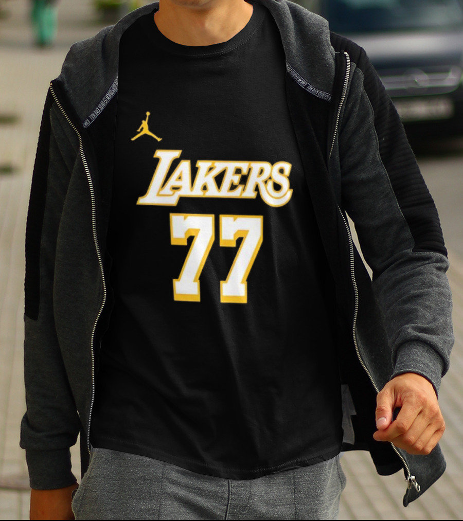 Luka Doncic Lakers 77 Jordan T-Shirt