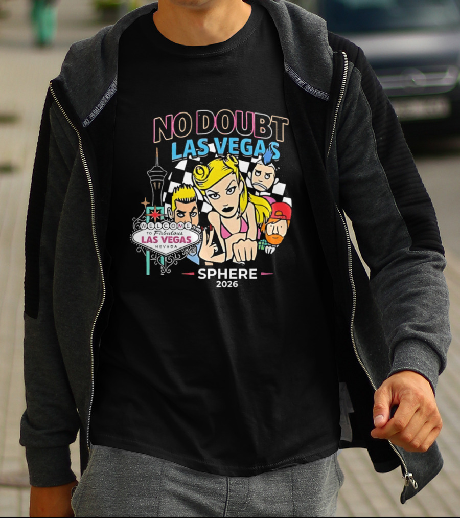 No Doubt Las Vegas Sphere 2026 Concert Merchandise T-Shirt