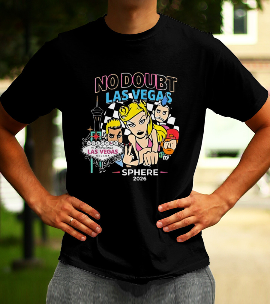 No Doubt Las Vegas Sphere 2026 Concert Merchandise T-Shirt