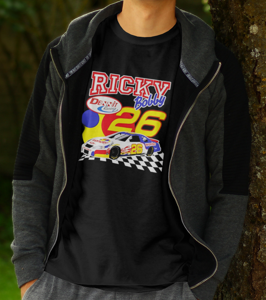 Ricky Bobby Dennit Racing 26 Wonder Talladega Nights Car T-Shirt