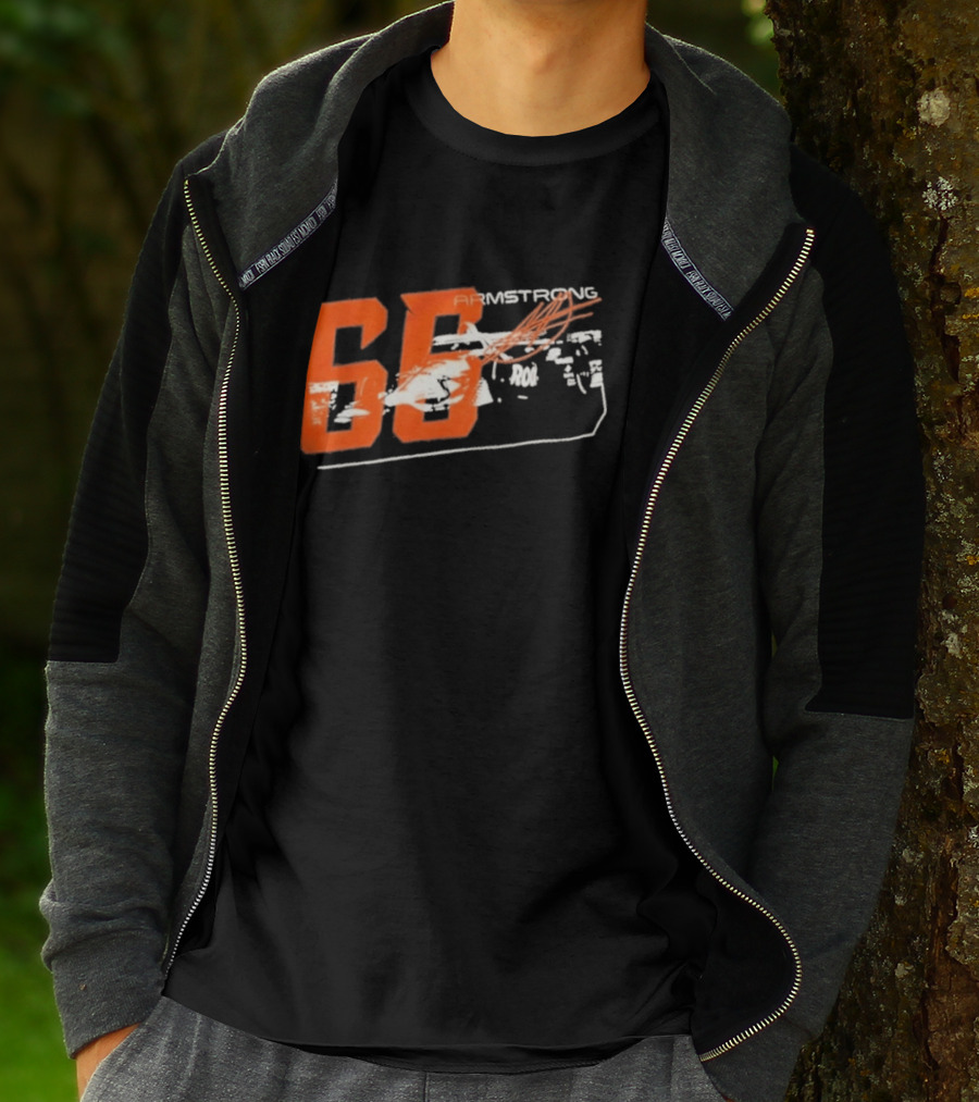 Armstrong 66 Racing Number With Dynamic Speed Lines T-Shirt
