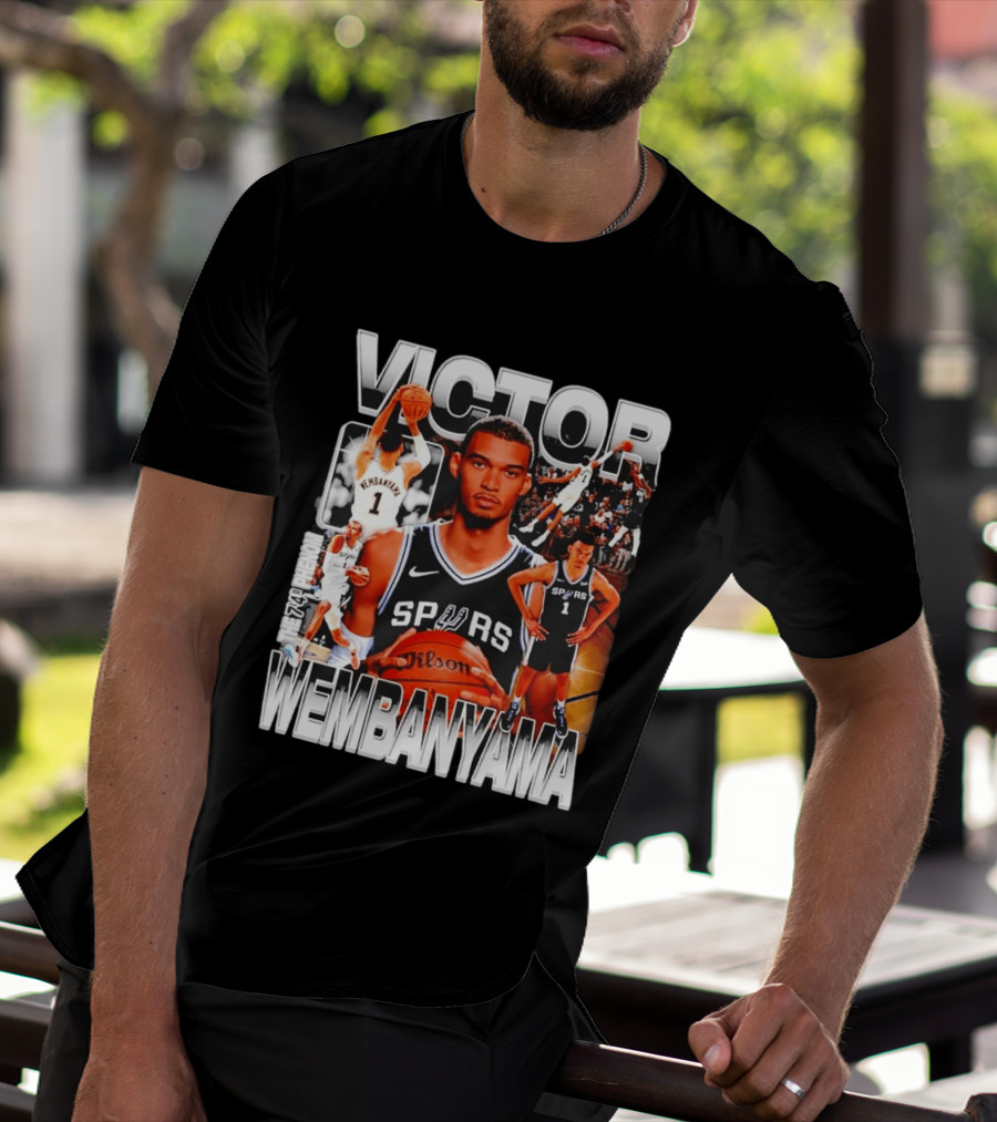 Victor Wembanyama Spurs Phenom Basketball Player T-Shirt