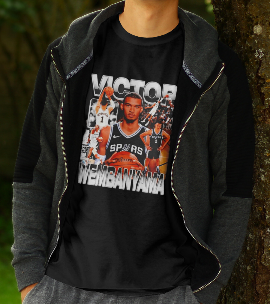 Victor Wembanyama Spurs Phenom Basketball Player T-Shirt