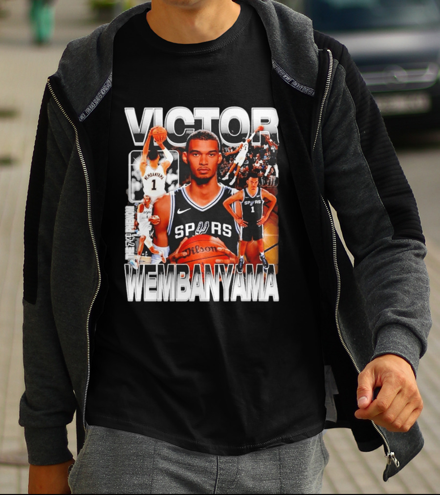 Victor Wembanyama Spurs Phenom Basketball Player T-Shirt