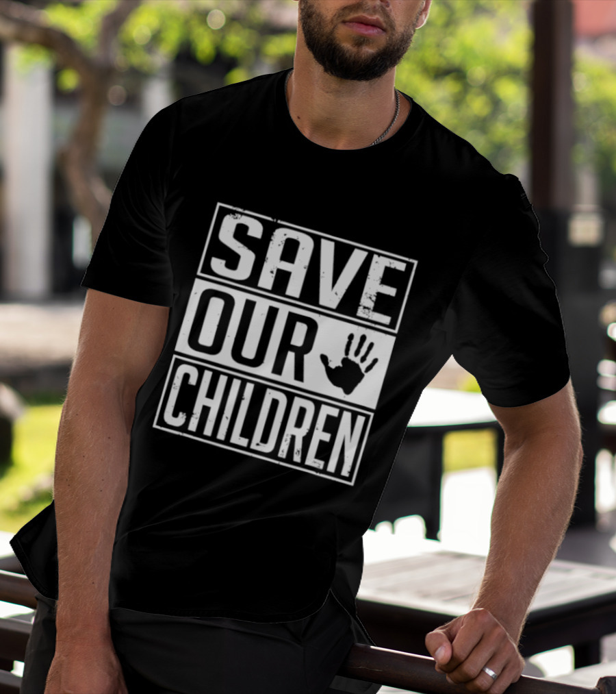 Save Our Children Handprint Awareness T-Shirt