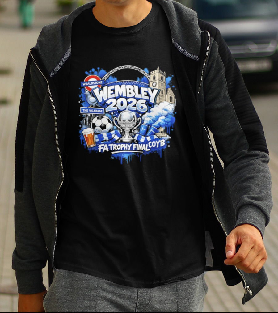 Wealdstone Wembley 2026 FA Trophy Final COYB The Vicarage T-Shirt
