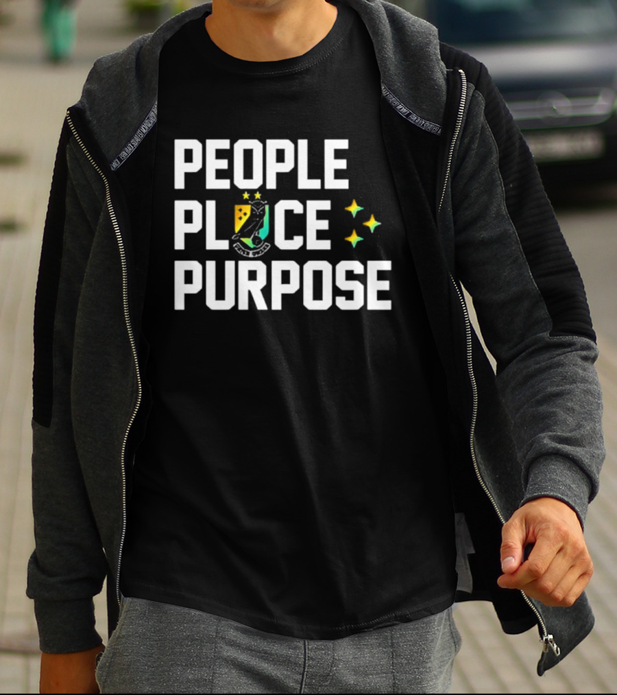 People Place Purpose LGBTQ Pride Month Rainbow Stars T-Shirt
