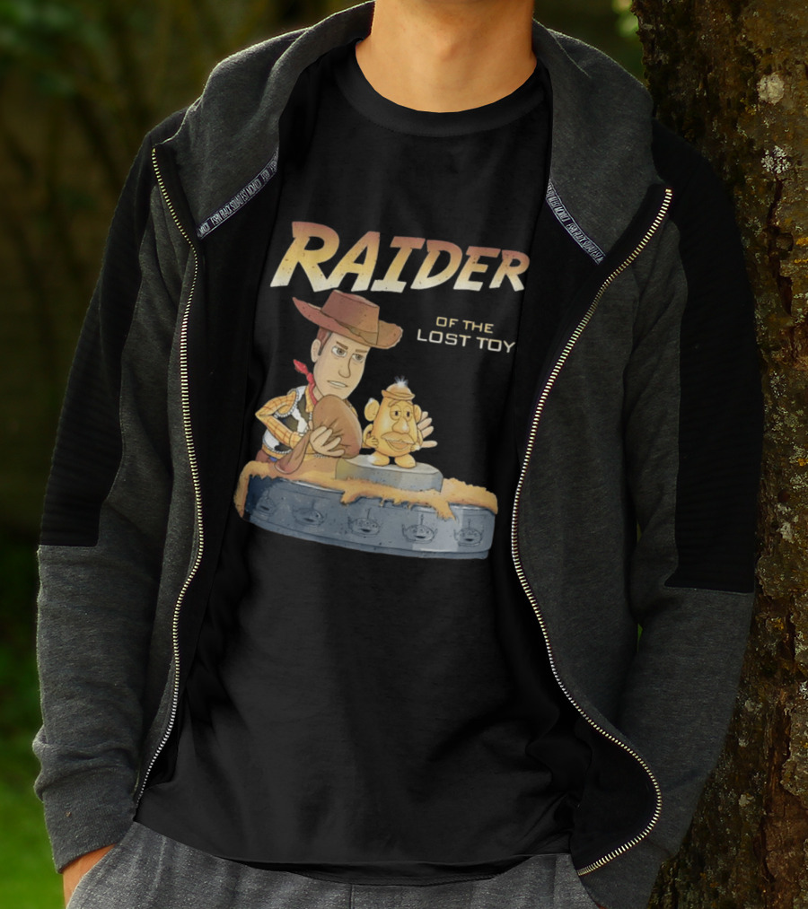 Raiders Toy Story Woody Mr Potato Head Lost Toy T-Shirt