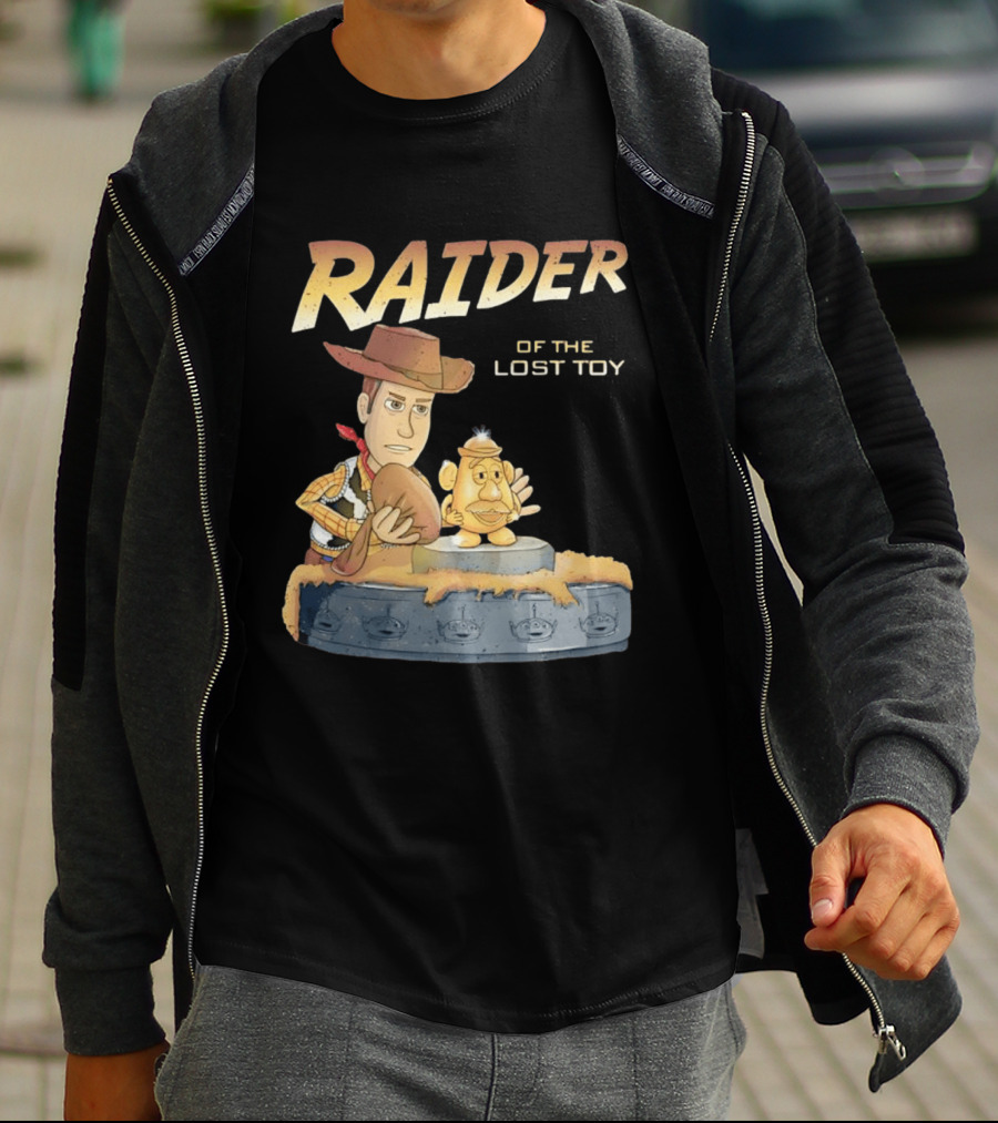 Raiders Toy Story Woody Mr Potato Head Lost Toy T-Shirt