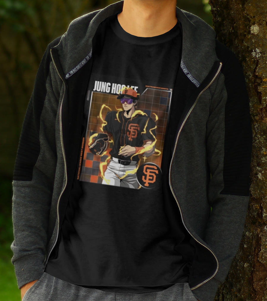 Jung Hoo Lee San Francisco Giants National League West Division Super Saiyan T-Shirt