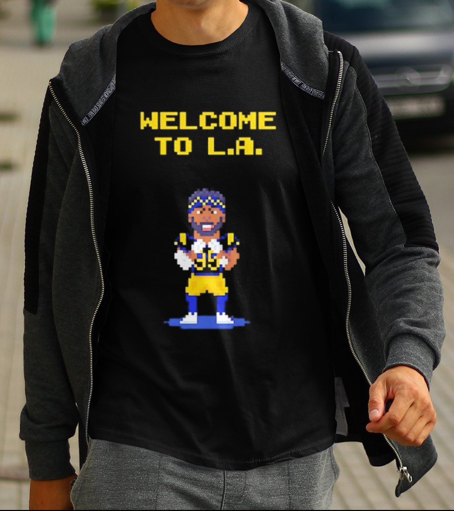 Welcome To L.A. Aaron Donald Los Angeles Rams Video Game T-Shirt