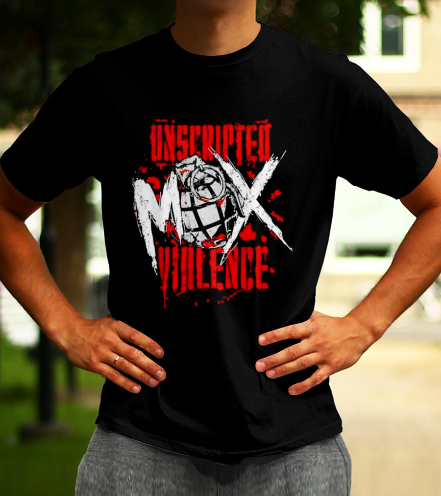 AEW Unscripted Violence Mox Grenade T-Shirt