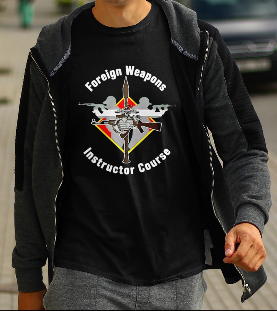 Foreign Weapons Instructor Course Iconic Rifle Weapons Training T-Shirt