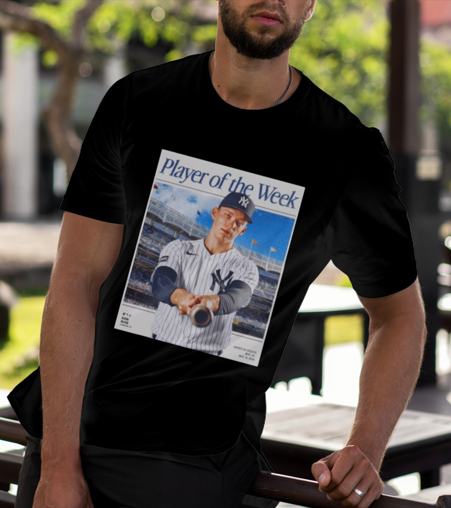 American League May 25 May 31 2026 Ben Rice Player Of The Week Yankees T-Shirt