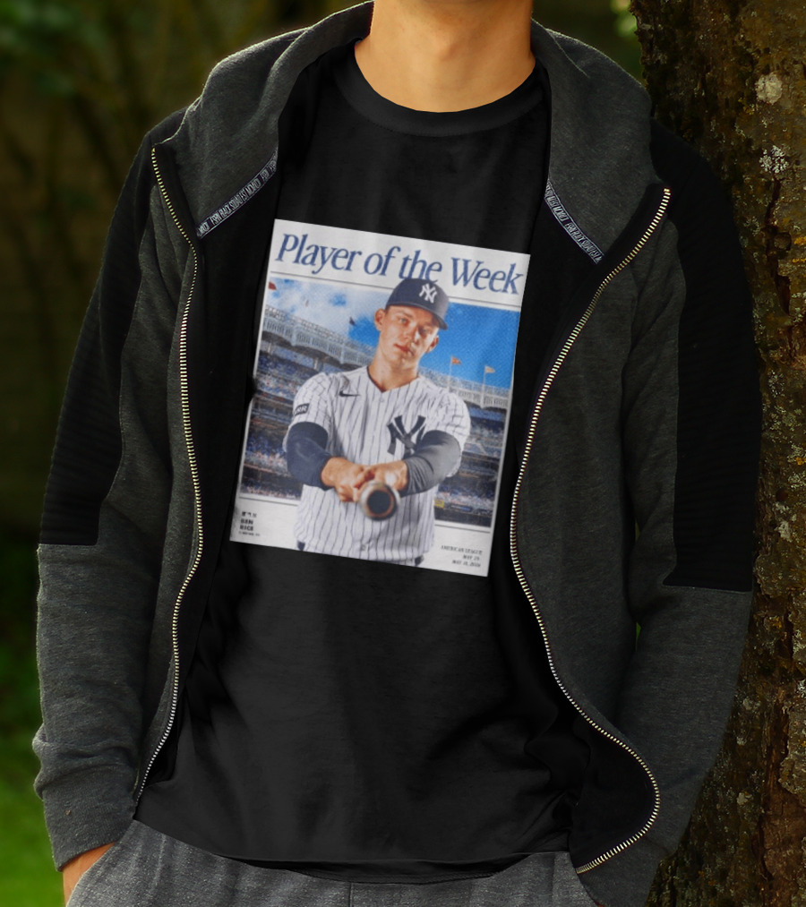 American League May 25 May 31 2026 Ben Rice Player Of The Week Yankees T-Shirt