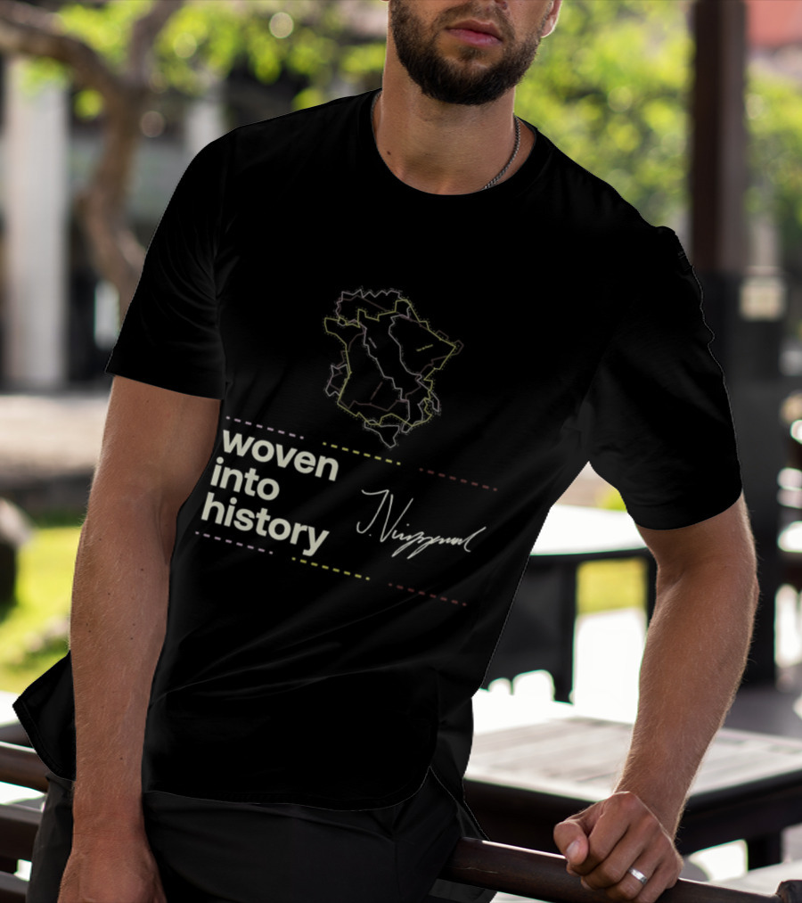 Giro D'Italia Tour De France La Vuelta A Espana Woven Into History Nibali T-Shirt