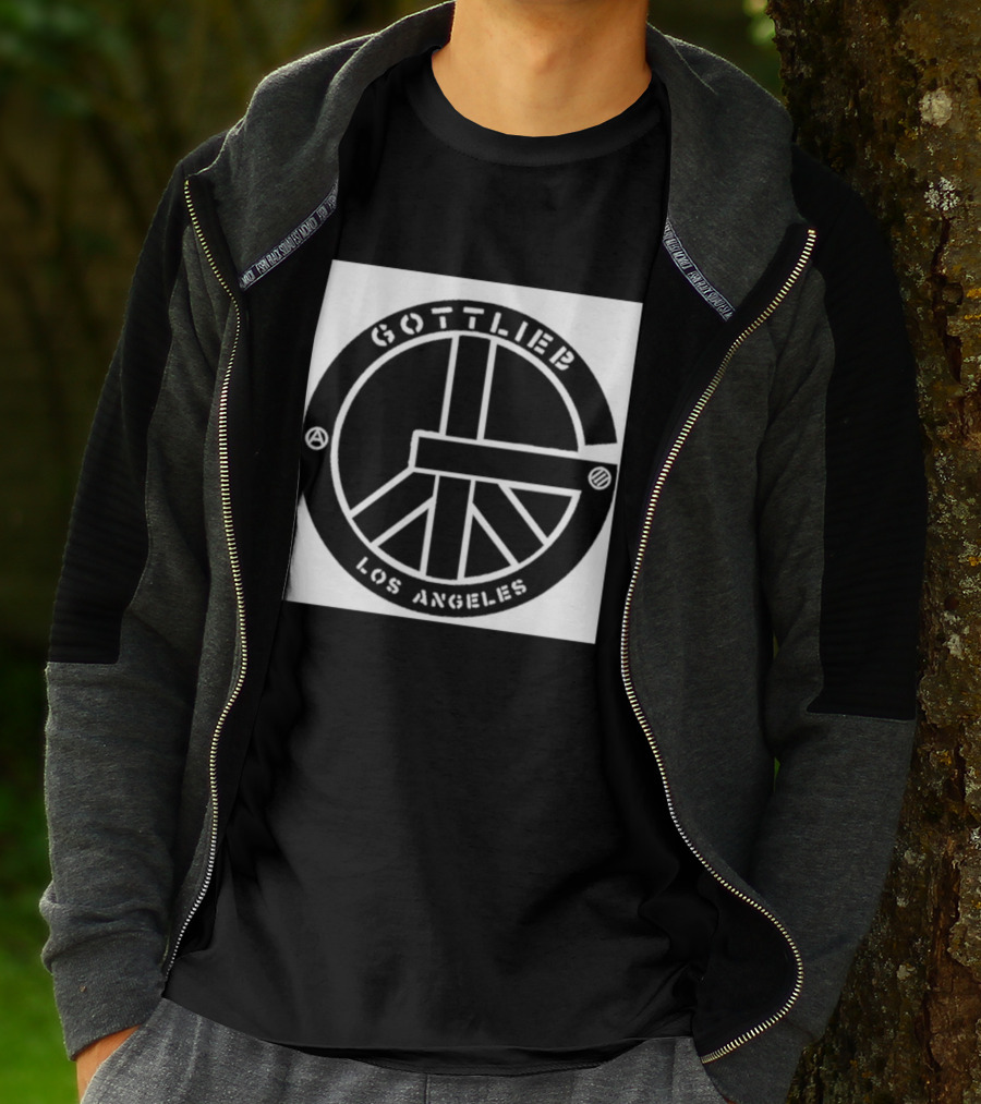 Gottlieb Peace Symbol Circle Los Angeles T-Shirt