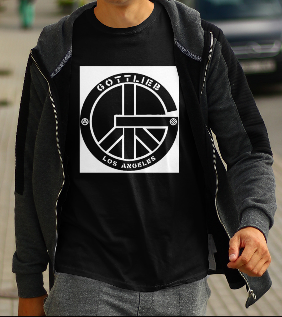 Gottlieb Peace Symbol Circle Los Angeles T-Shirt