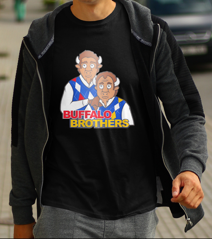 Buffalo Brothers Buffalo Bills Football 2026 Cartoon T-Shirt