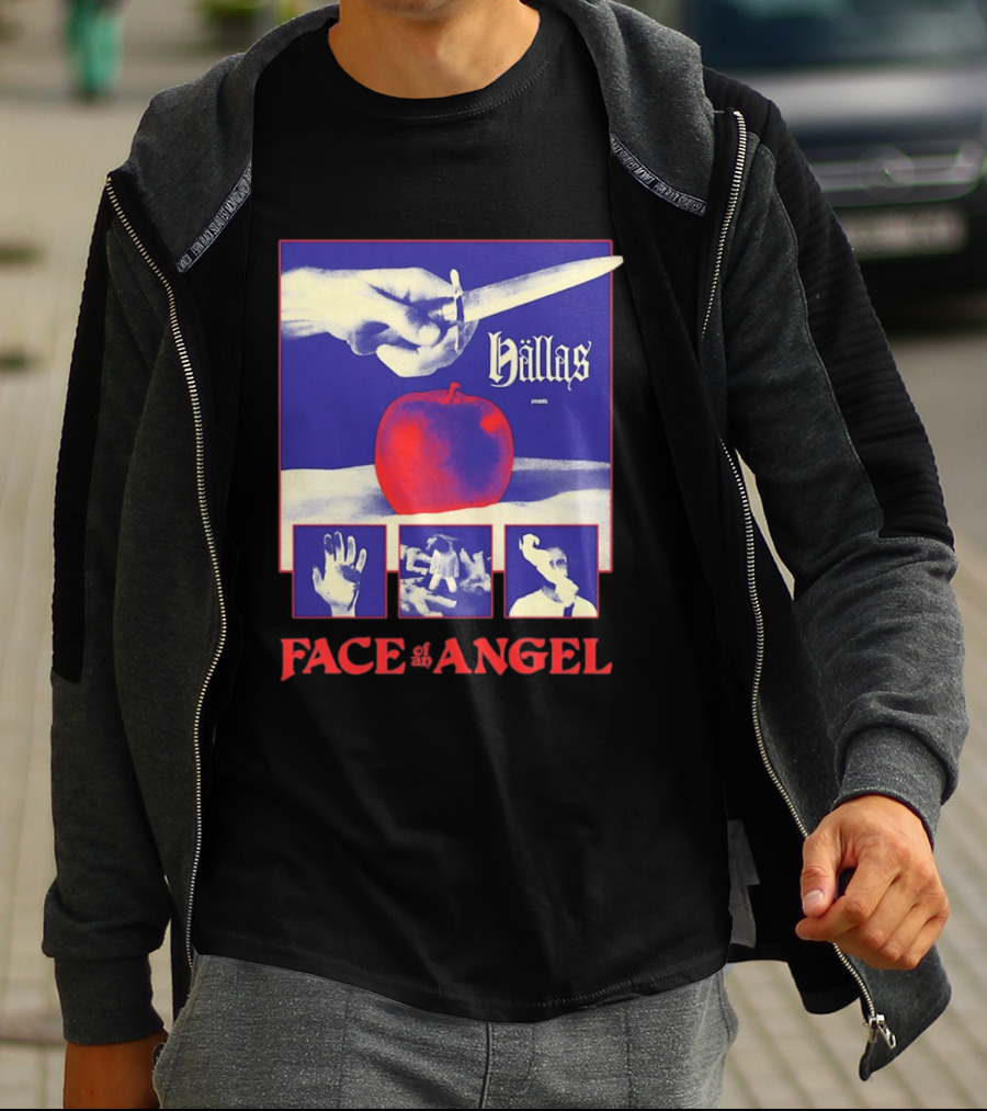 Hallas Face Of An Angel Album Heavy Metal Rock Band Music T-Shirt