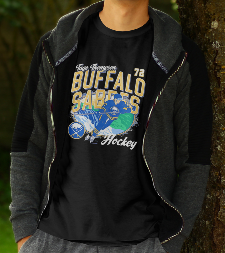 Tage Thompson 72 Buffalo Sabres Hockey Player T-Shirt
