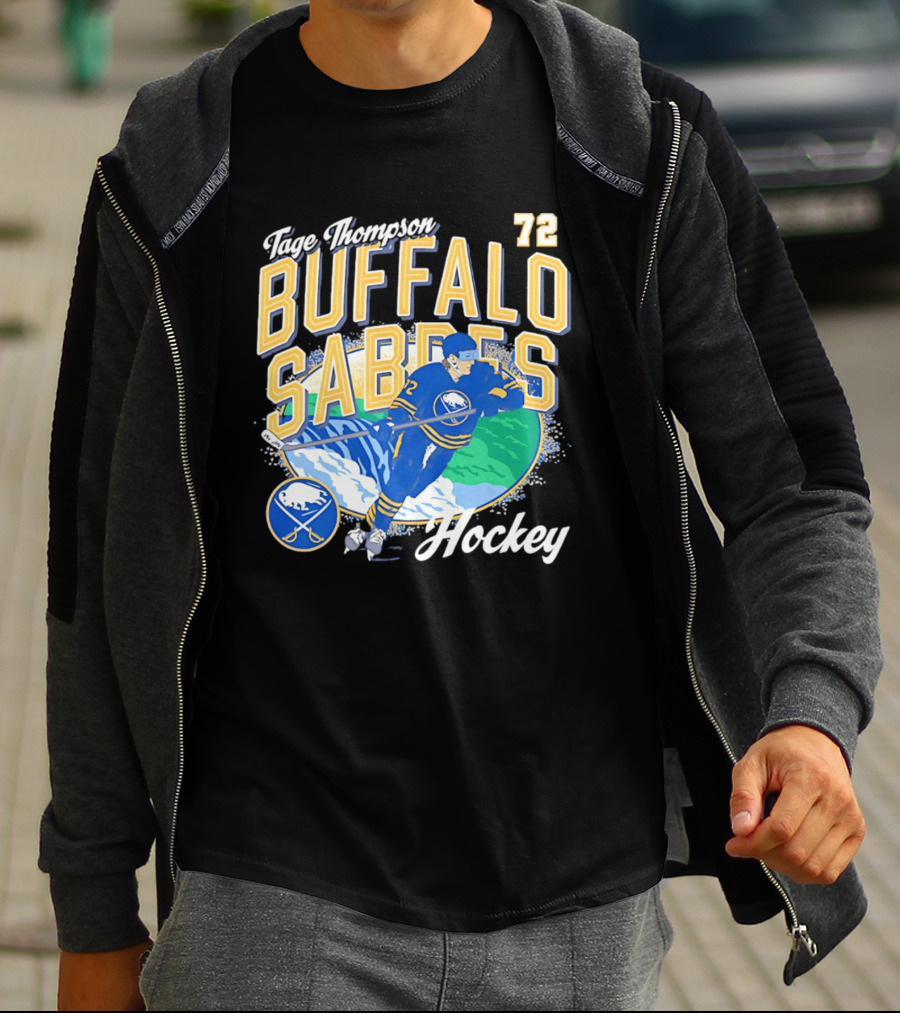 Tage Thompson 72 Buffalo Sabres Hockey Player T-Shirt