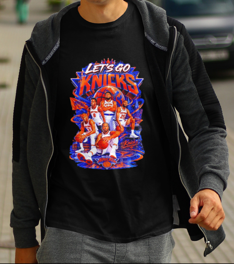 Jalen Brunson New York Knicks Let's Go 2026 NBA Basketball Players T-Shirt