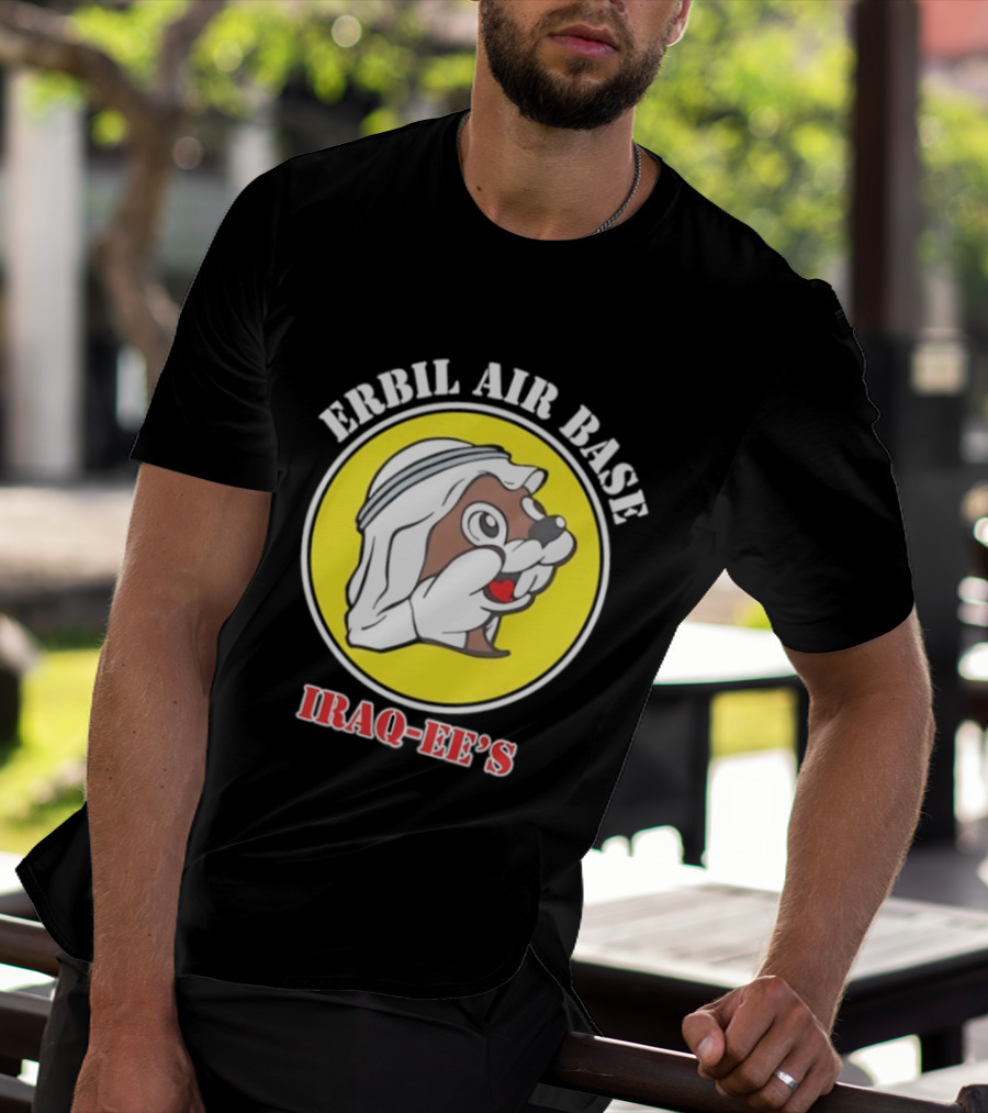 Erbil Air Base Iraq Eef's Cartoon T-Shirt