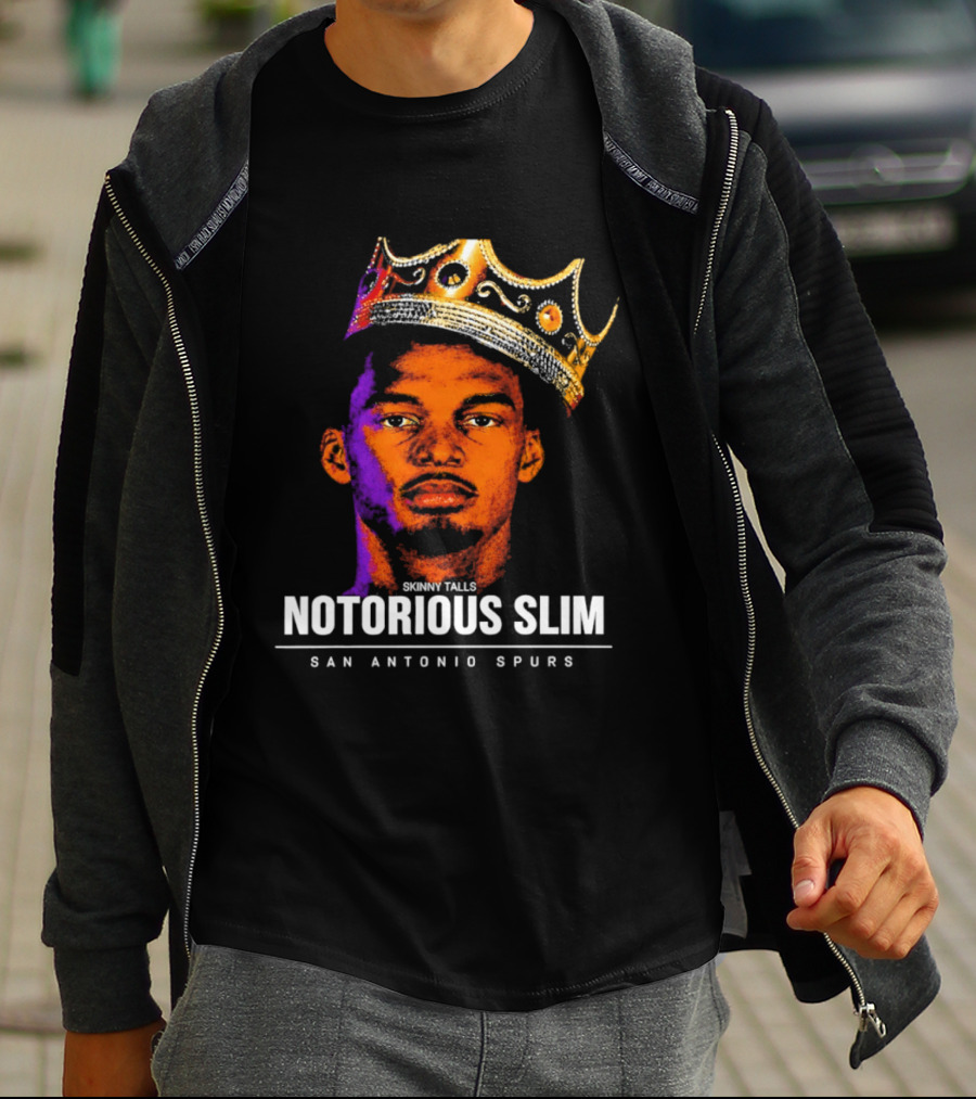 San Antonio Spurs Notorious Slim King Victor Wembanyama Basketball Star T-Shirt