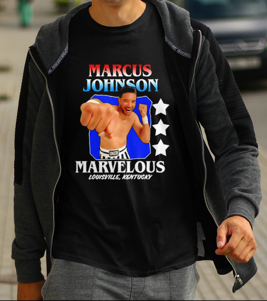 Marcus Johnson Marvelous Boxer Louisville Kentucky T-Shirt