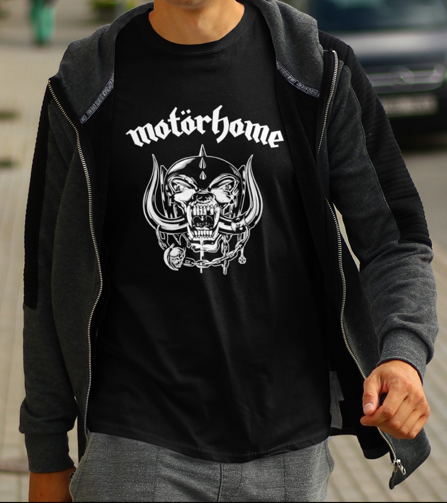 Motörhome Snaggletooth Lemmy Kilmister Iconic Band T-Shirt