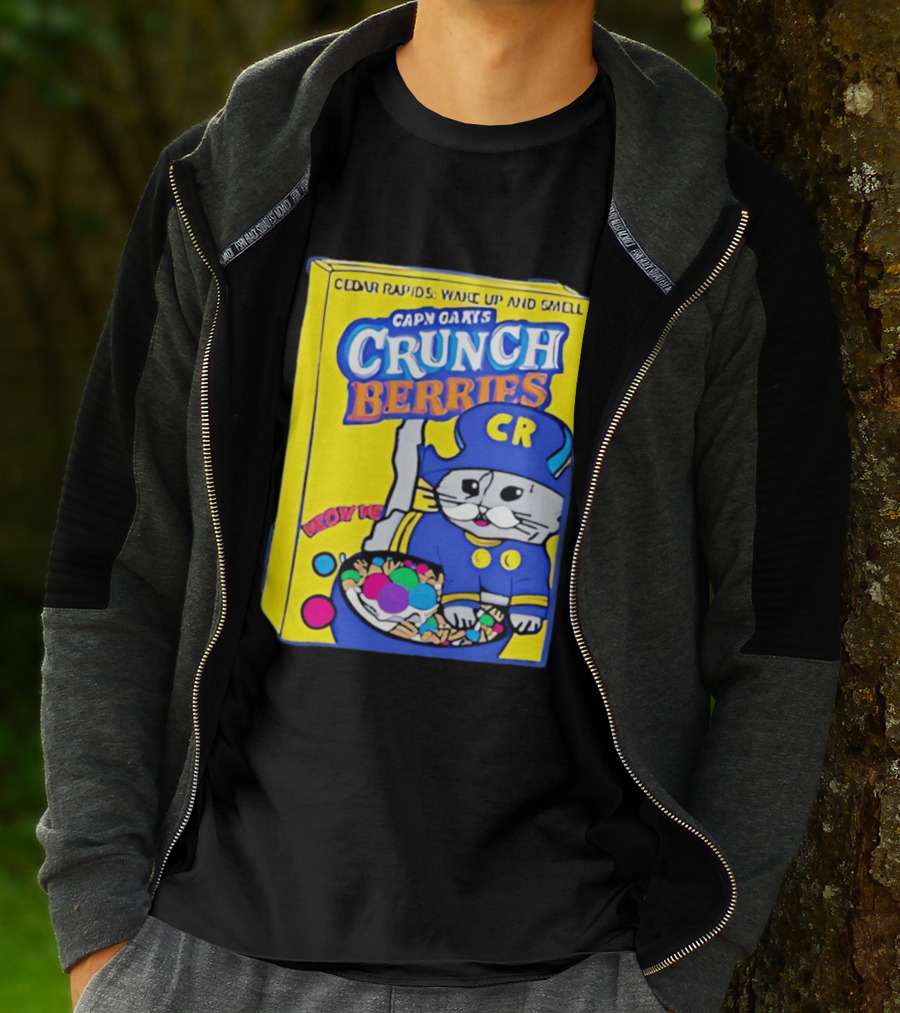 Cedar Rapids Wake Up And Smell Capn Oats Crunch Berries T-Shirt