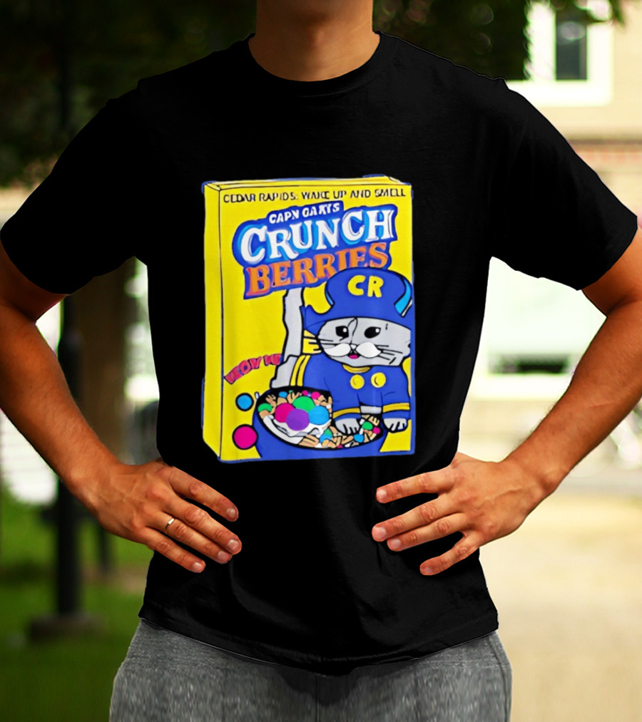 Cedar Rapids Wake Up And Smell Capn Oats Crunch Berries T-Shirt