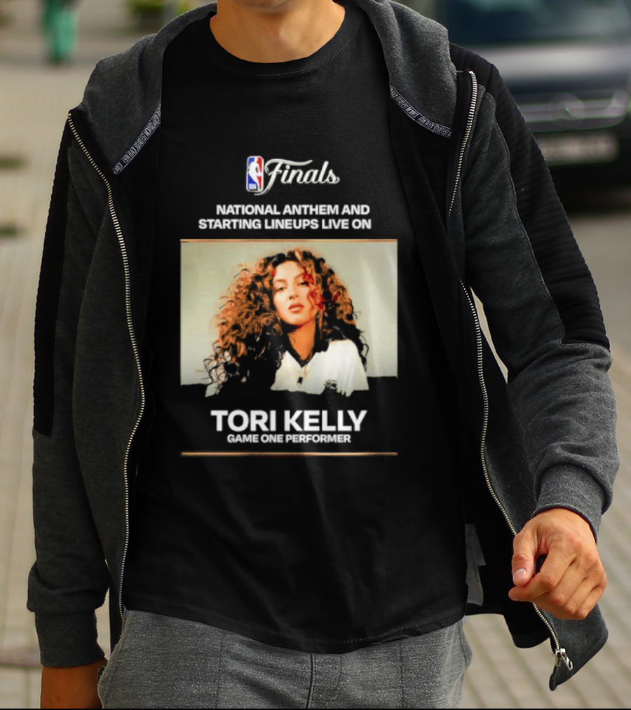 NBA Finals Tori Kelly Game One Performer National Anthem And Starting Lineups Live T-Shirt