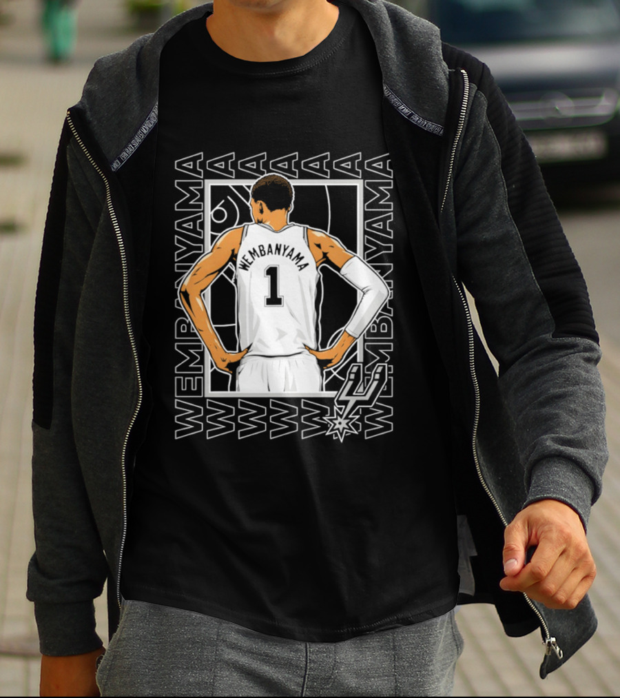 Victor Wembanyama San Antonio Spurs Number 1 NBA Basketball Player 2026 T-Shirt