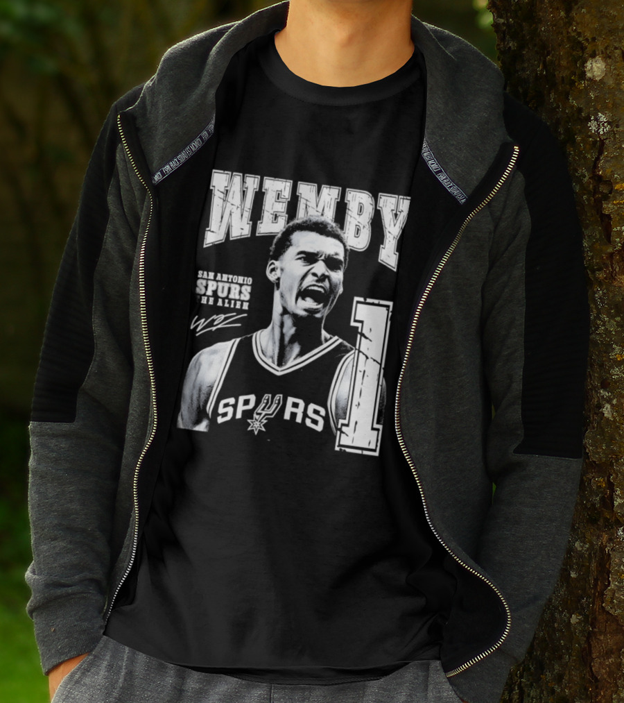 Wemby San Antonio Spurs The Alien 1 Victor Wembanyama Basketball T-Shirt