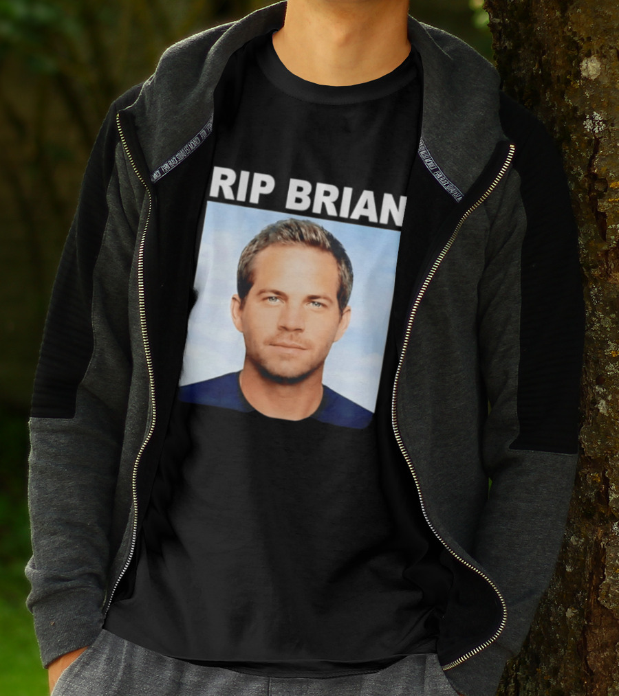RIP Brian Vin Diesel Tribute Paul Walker Memorial T-Shirt