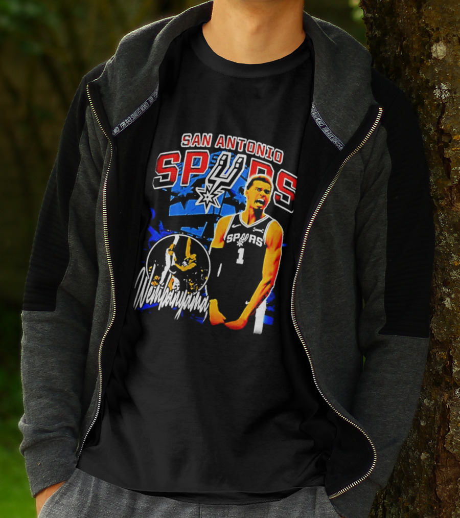 San Antonio Spurs Wembanyama Victor NBA Basketball Player T-Shirt