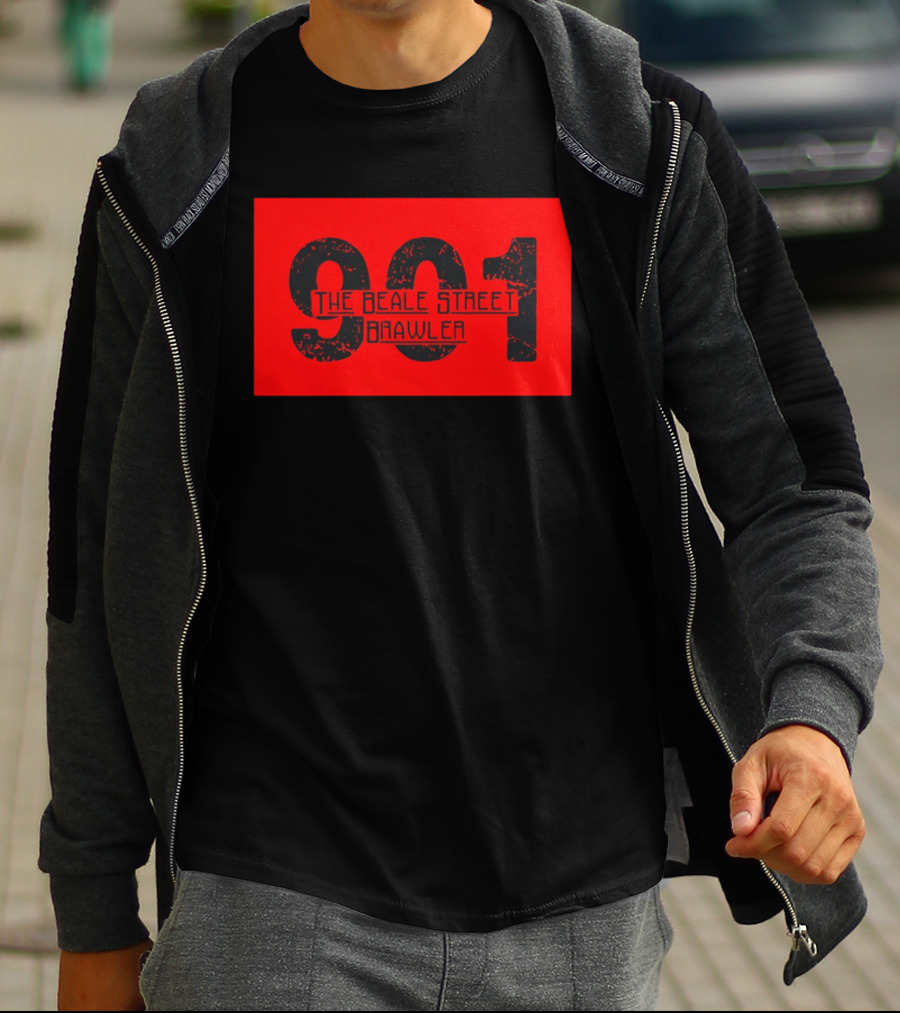 901 Beale Street Brawler Memphis Pride T-Shirt